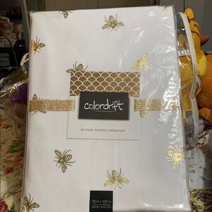 New Colordrift Gold Bee Tablecloth 60x120